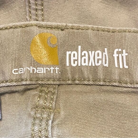 Carhartt Relaxed Fit Light Tan Pants Size 36 - Picture 3 of 12